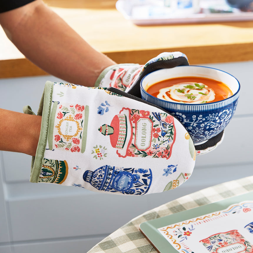 Ulster Weavers Tea Tins Cotton Microwave Mitts
