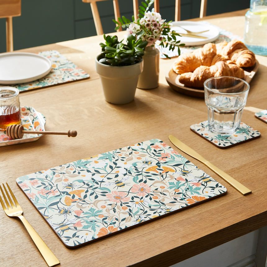 Ulster Weavers Bee Bloom Placemat 4 Pack