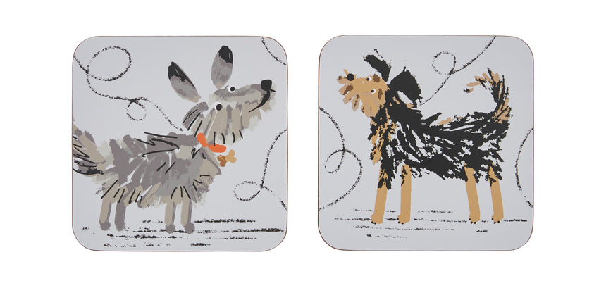 Ulster Weavers Dog Days Coaster 4 Pack