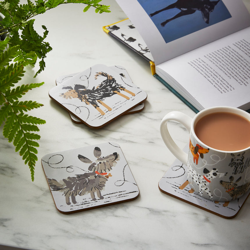 Ulster Weavers Dog Days Coaster 4 Pack
