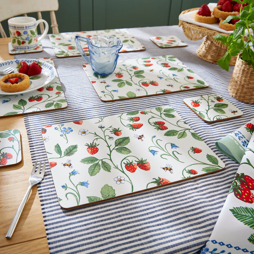 Ulster Weavers Strawberry Patch Placemat 4 Pack