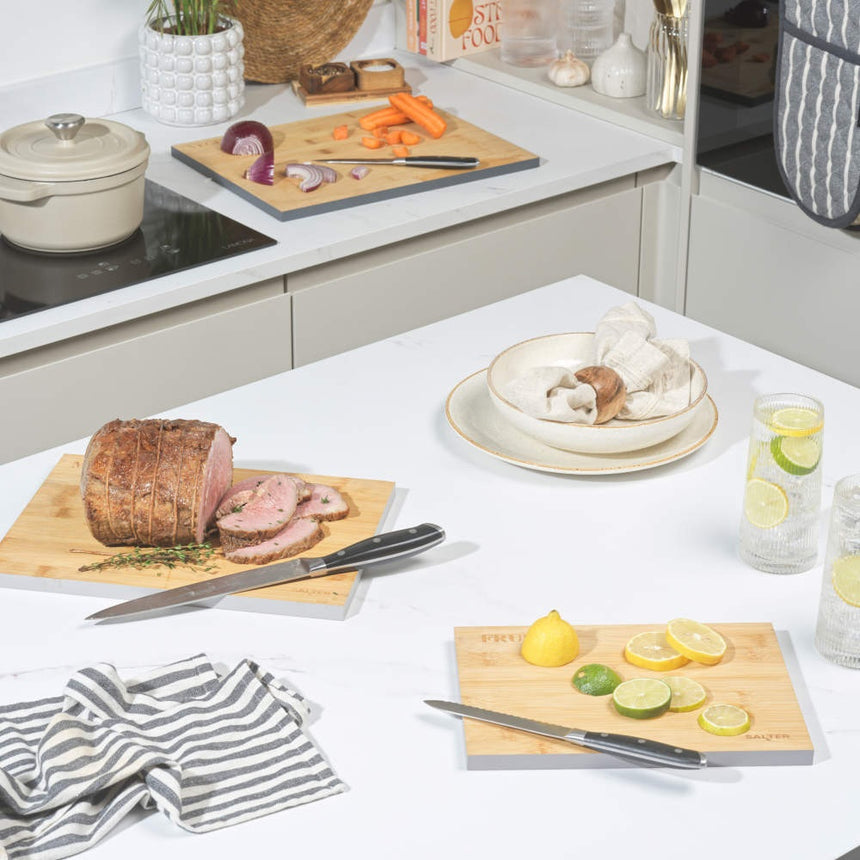 Salter 3 Piece Bamboo Chopping Board Set BW072812