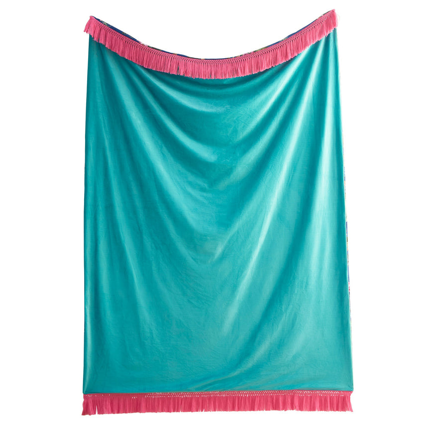 LLB Cotswold Fantasia Navy 130x180cm Throw