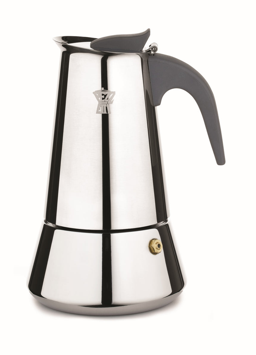 Pezzetti Steelexpress Stainless Steel Coffee Maker 6C