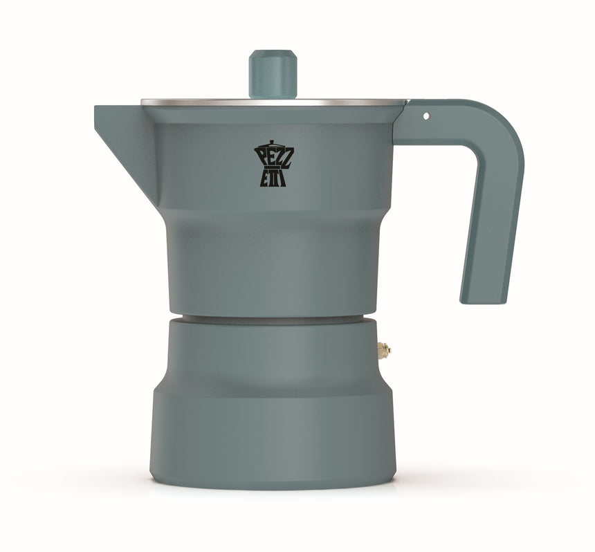 Pezzetti Solidexpress Greenish Vigor Alum. Coffee Maker 3C