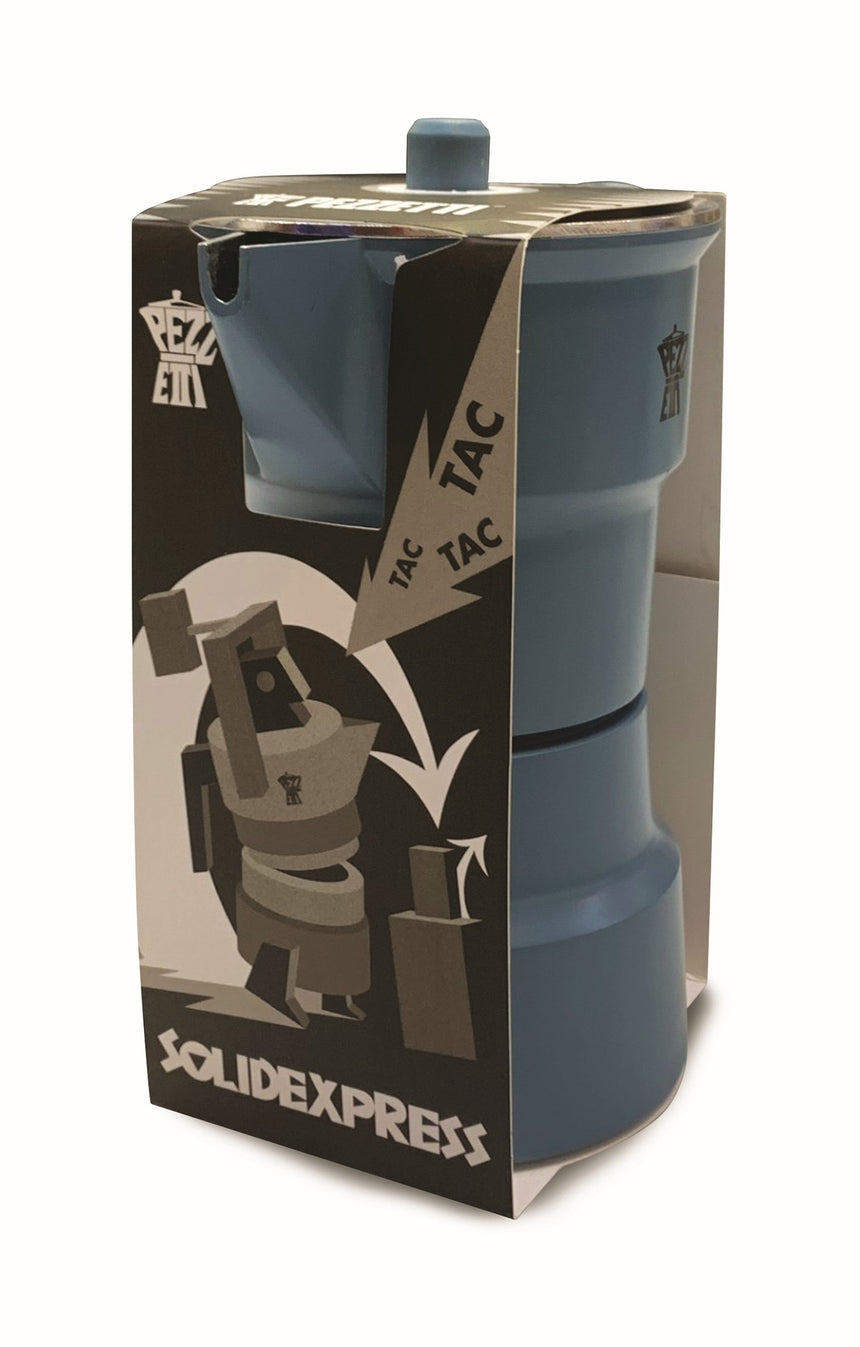 Pezzetti Solidexpress Greenish Vigor Alum. Coffee Maker 6C