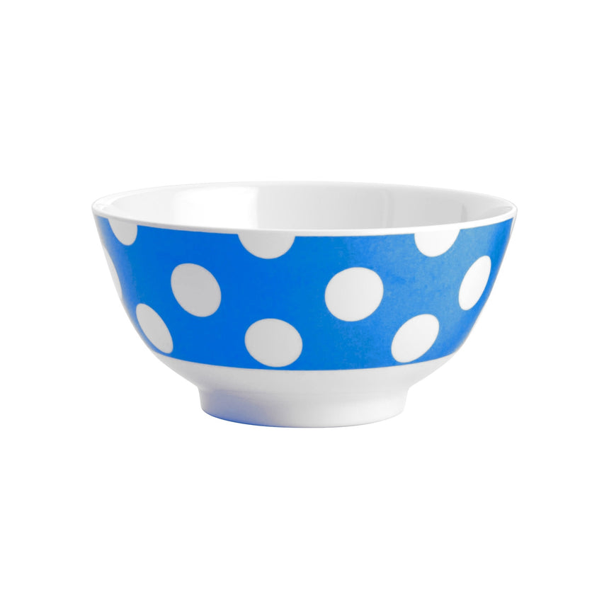 Jab White Dots on Blue Bowl 15cm