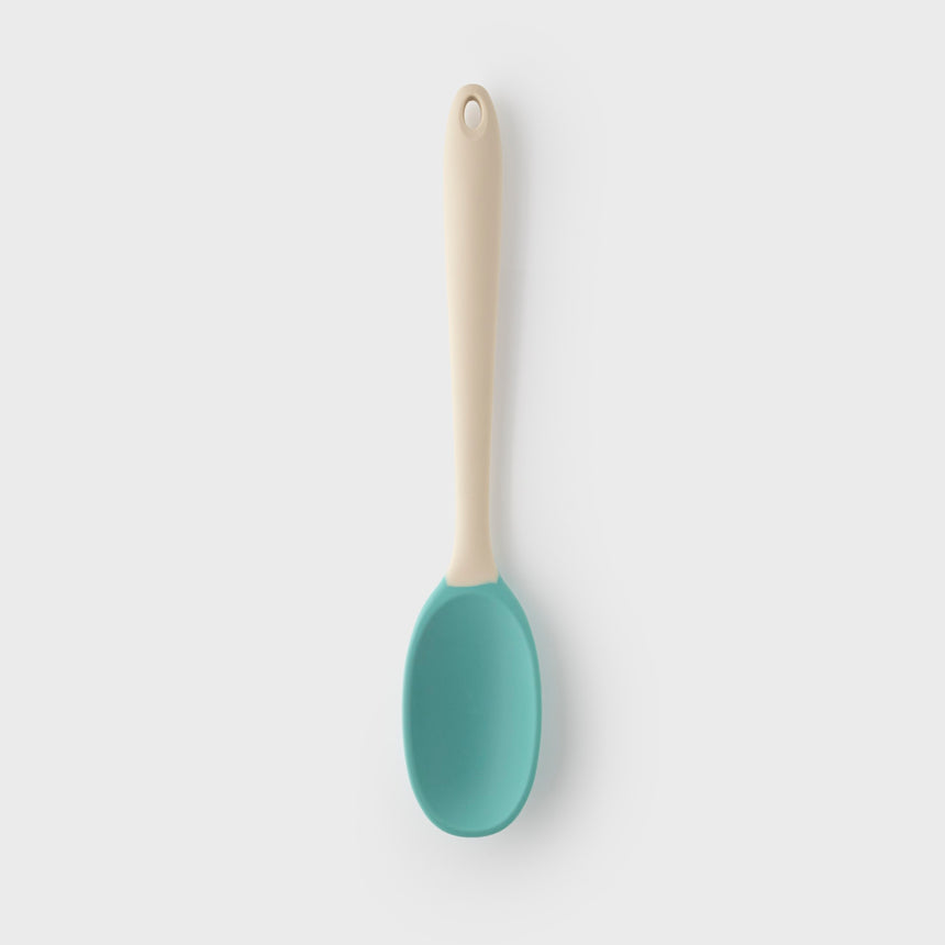 Taylors Silicone Spoon 28cm - Buttermilk/Turquoise