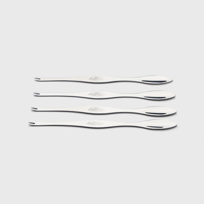 Taylors Stainless Steel 4pc Seafood Picks / Forks Set