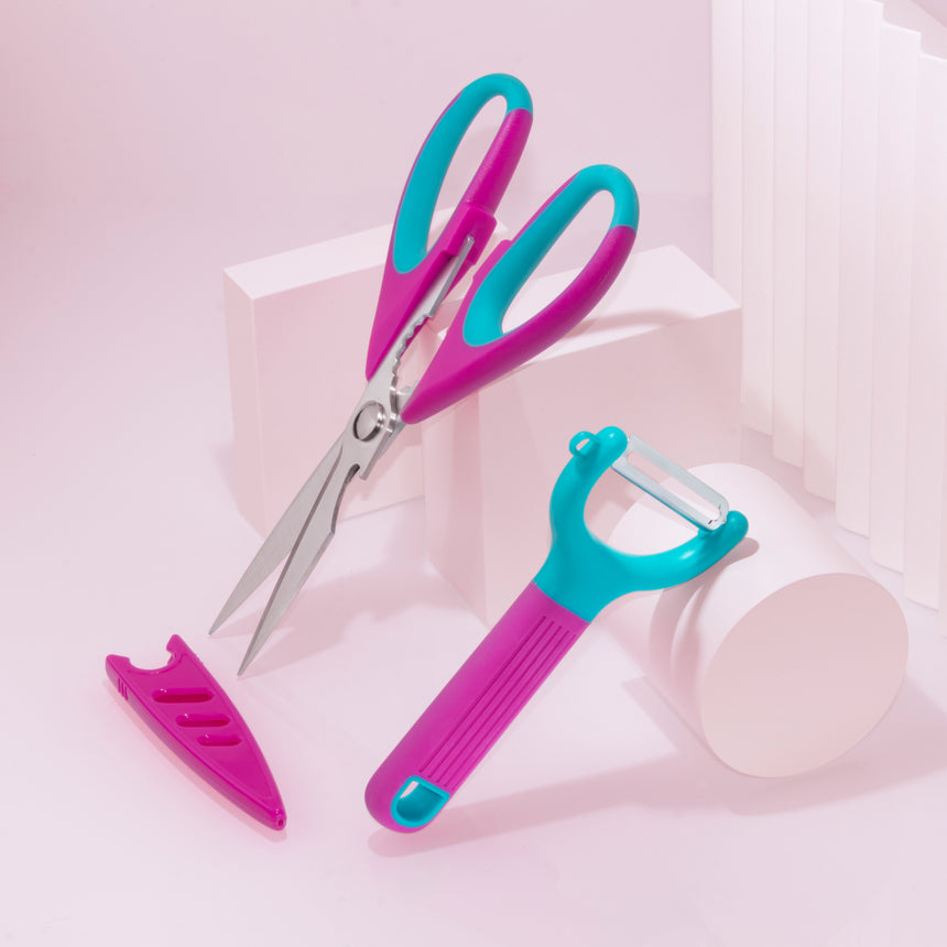 Taylors Roxi Kitchen Scissor & Peeler Combo