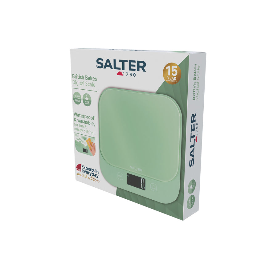 Salter B/B Waterproof 10kg Electronic Kitchen Scale SA00698G