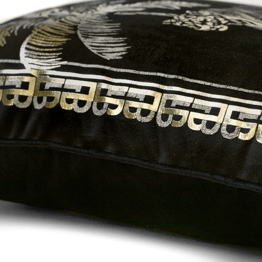 LLB Tiger Tiger Black/Gold 43x43cm Cushion Cover