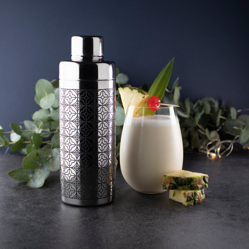 Taylors Taproom S/S Etched Cobbler Cocktail Shaker