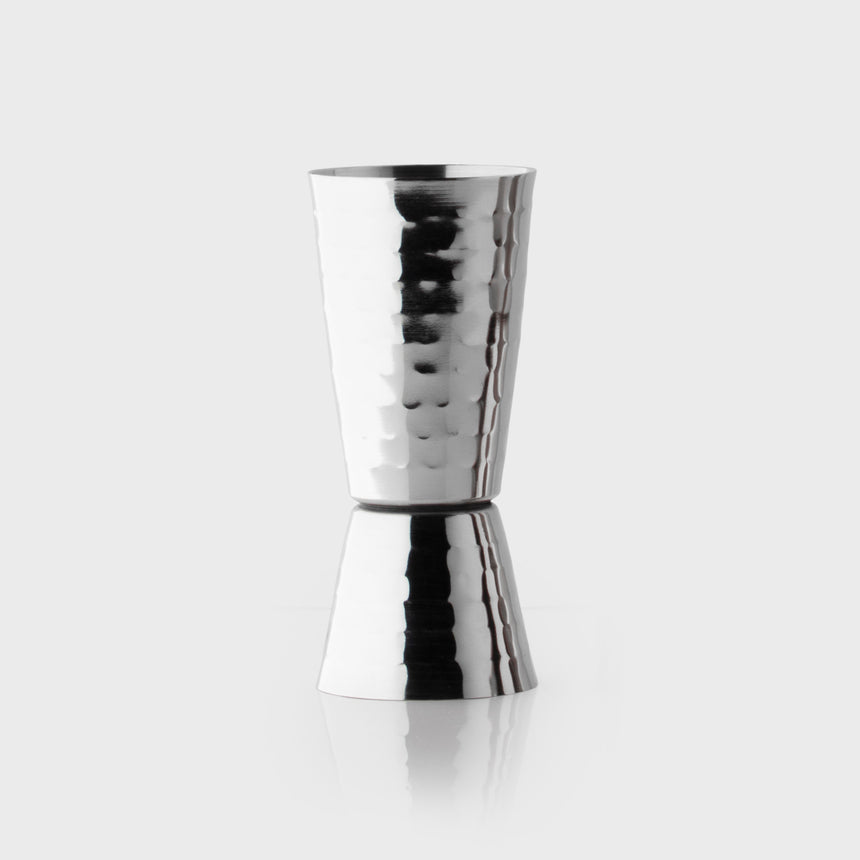 Taylors Taproom Hammered Stainless Steel Double Jigger
