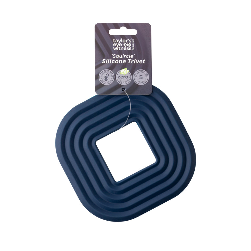 Taylors Silicone Squircle Trivet - Oxford Blue