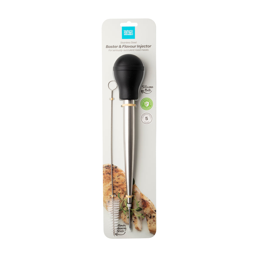 Taylors Stainless Steel Turkey and Chicken Baster - GM002