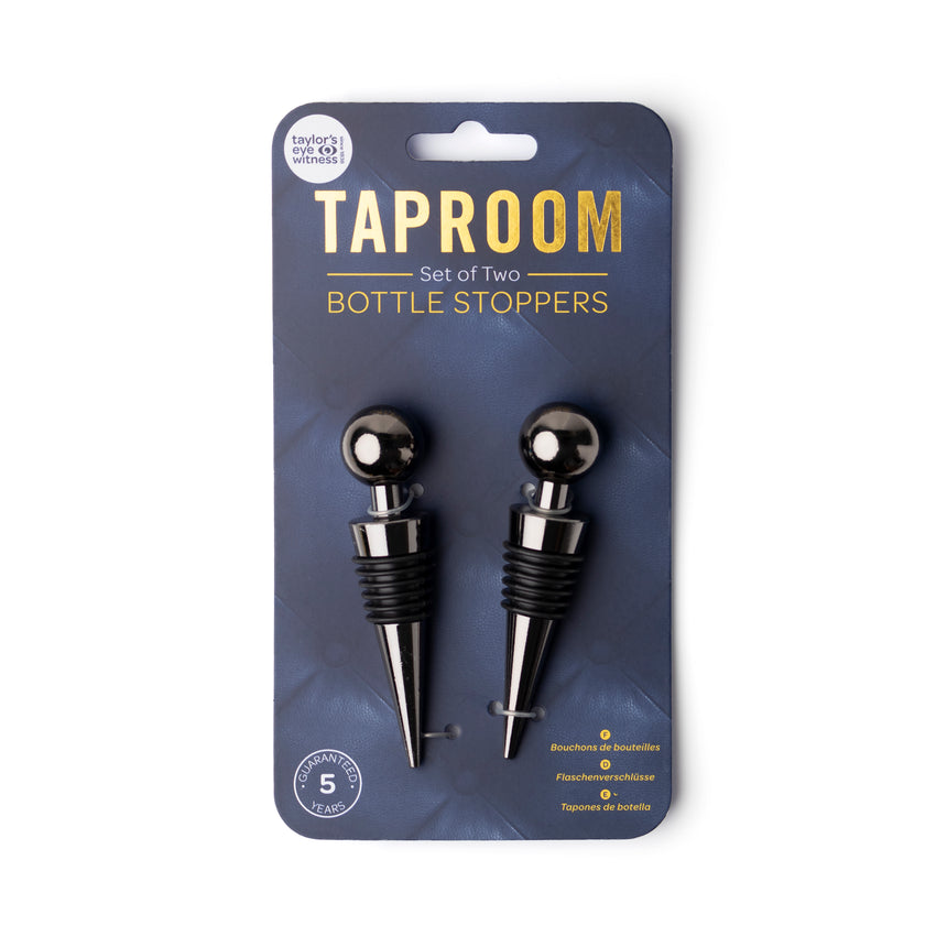 Taylors Ball Bottle Stoppers Metallic Black
