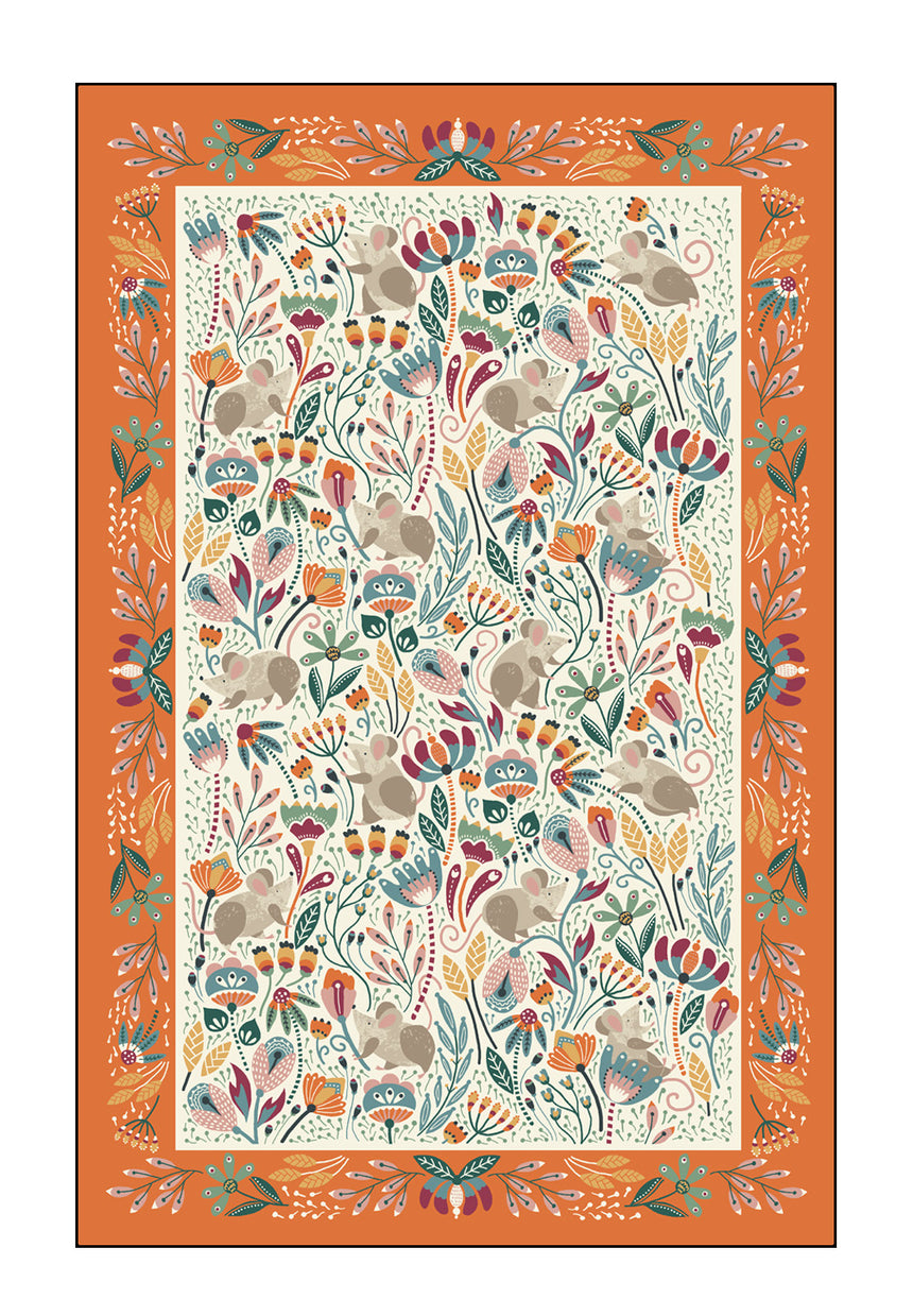 Ulster Weavers Field Mice Cotton Tea Towel